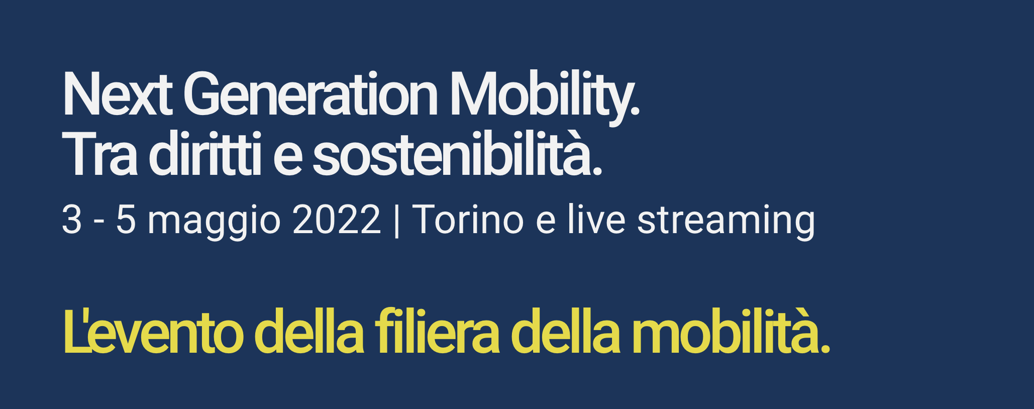 Next Generation Mobility.&nbsp;Tra diritti e sostenibilit&agrave;